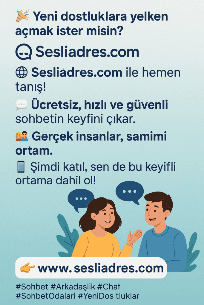 SesliAdres.com, kullanıcılarının gizliliğini koruyan gelişmiş altyapıya sahiptir. Anonim sohbet imkanı sayesinde sohbet etin